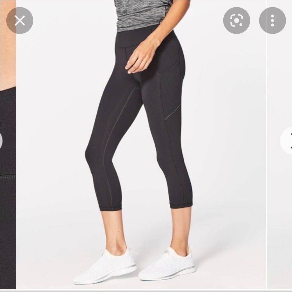 Lululemon Black Speed Up Tight 25” Size 6